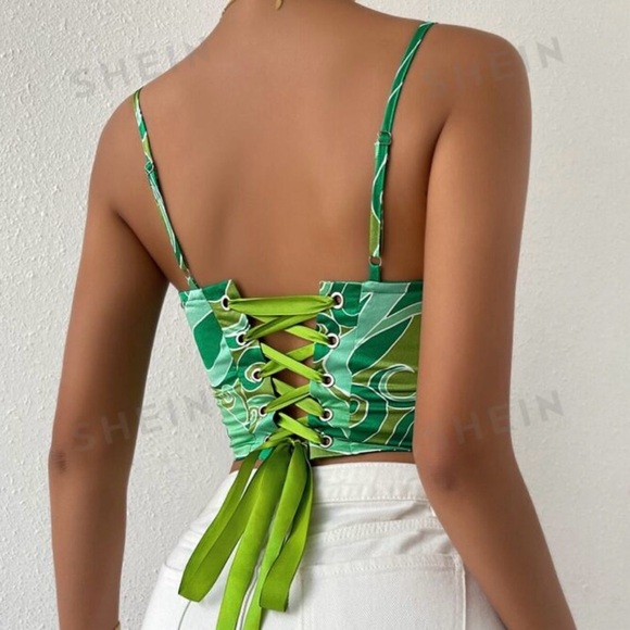 ๐๐ Green Bustier Top ๐๐ - Picture 2 of 2